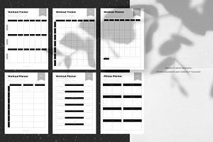 CANVA 25 Fitness Planner Templates