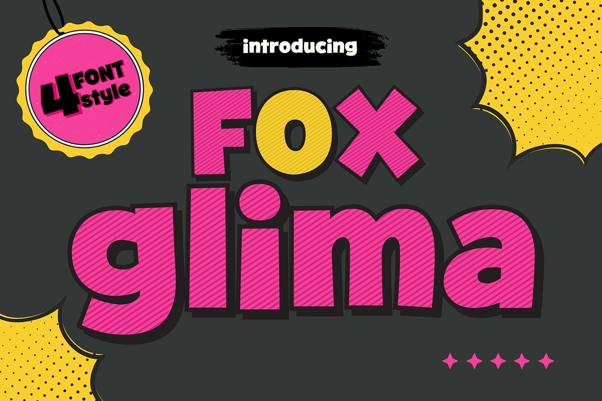 Fox Glima 4 Font Style, a Handwritten Font by Fox7 By Rattana (Photo 1 of 14)