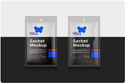 Transparent Sachet Mockup, a Packaging Mockup by Reformer Mockup (Thumbnail 3 of 5)