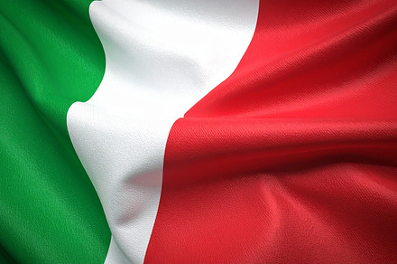 Italian flag of Italy AI generated