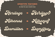 The Auratype | Retro Layered Font, a Script Font by Auratype (Thumbnail 5 of 15)