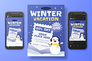 Winter Vacation Flyer Set, a Flyer Template by Annora Studio (Thumbnail 6 of 6)