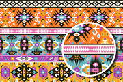 Geometric Boho Aztec Patterns, a Pattern Graphic by tomuato (Thumbnail 4 of 4)