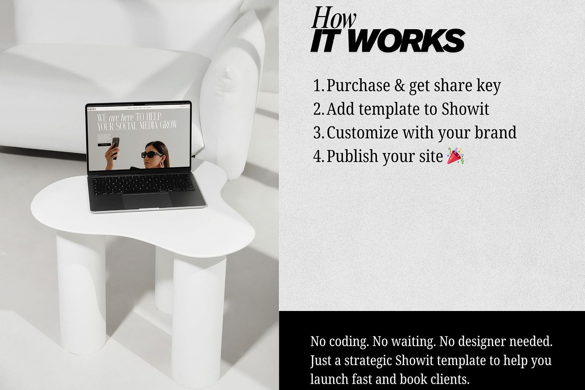 Showit Marketing Coach Website, an App Template by Digital&Chic (Photo 6 of 8)