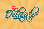 The Delicate, a Script Font by madeDeduk (Thumbnail 1 of 16)