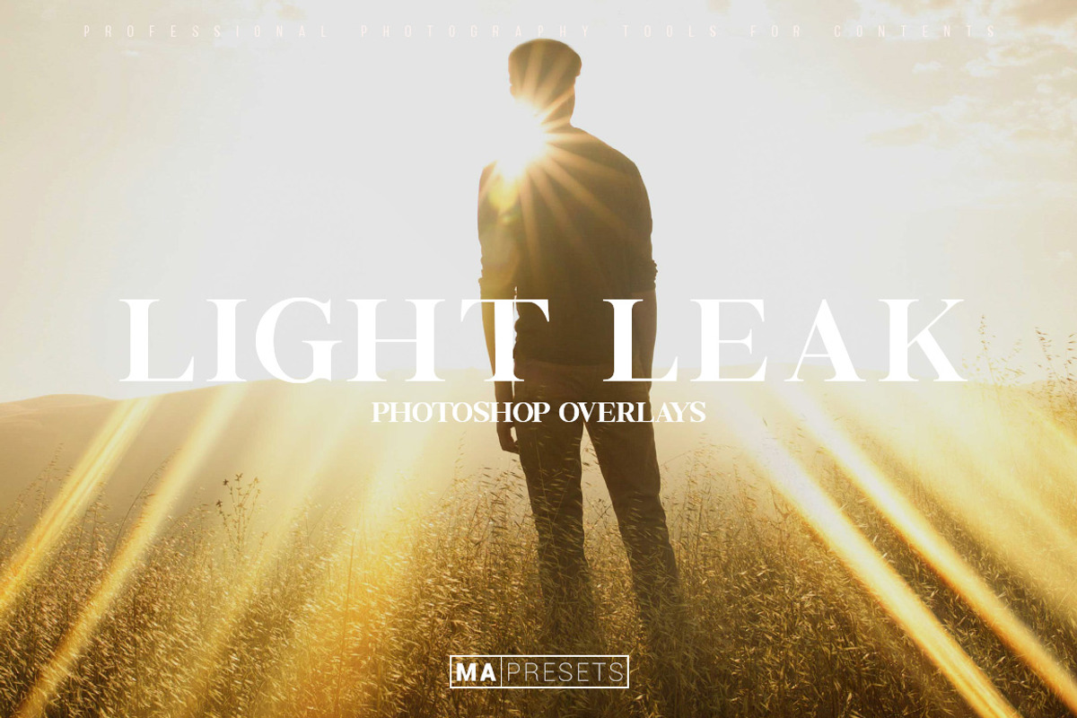 100 NATURAL LIGHT LEAKS OVERLAYS, an Object Graphic by MaPresets (Photo 1 of 15)