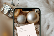 5x7 in Cozy Christmas Card Mockup, an Advertising Mockup by Serenefeeling (Thumbnail 6 of 7)
