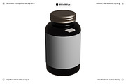 Black Glass Jar with Metal Lid 3D, an Object 3D Model by Wencory (Thumbnail 1 of 3)