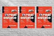Red Swiss Real Estate Flyer Set, a Flyer Template by Aiyari Graphic (Thumbnail 3 of 3)