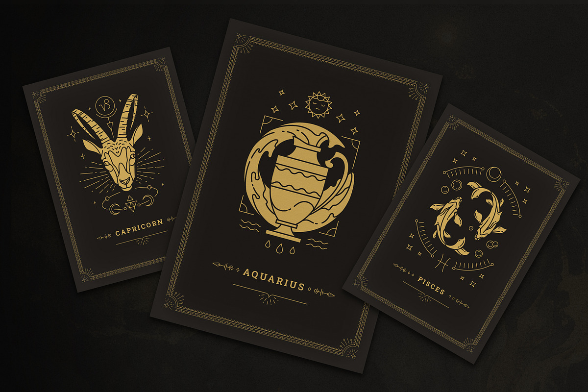 Zodiac Collection | Canva, a Card Template by Vasya Kobelev (Photo 4 of 7)