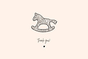 Baby line doodle set, an Object Graphic by ElenaPlatovaArt (Thumbnail 10 of 10)