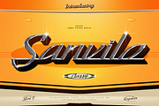 Sanvilo, a Script Font by Burntilldead (Thumbnail 1 of 12)