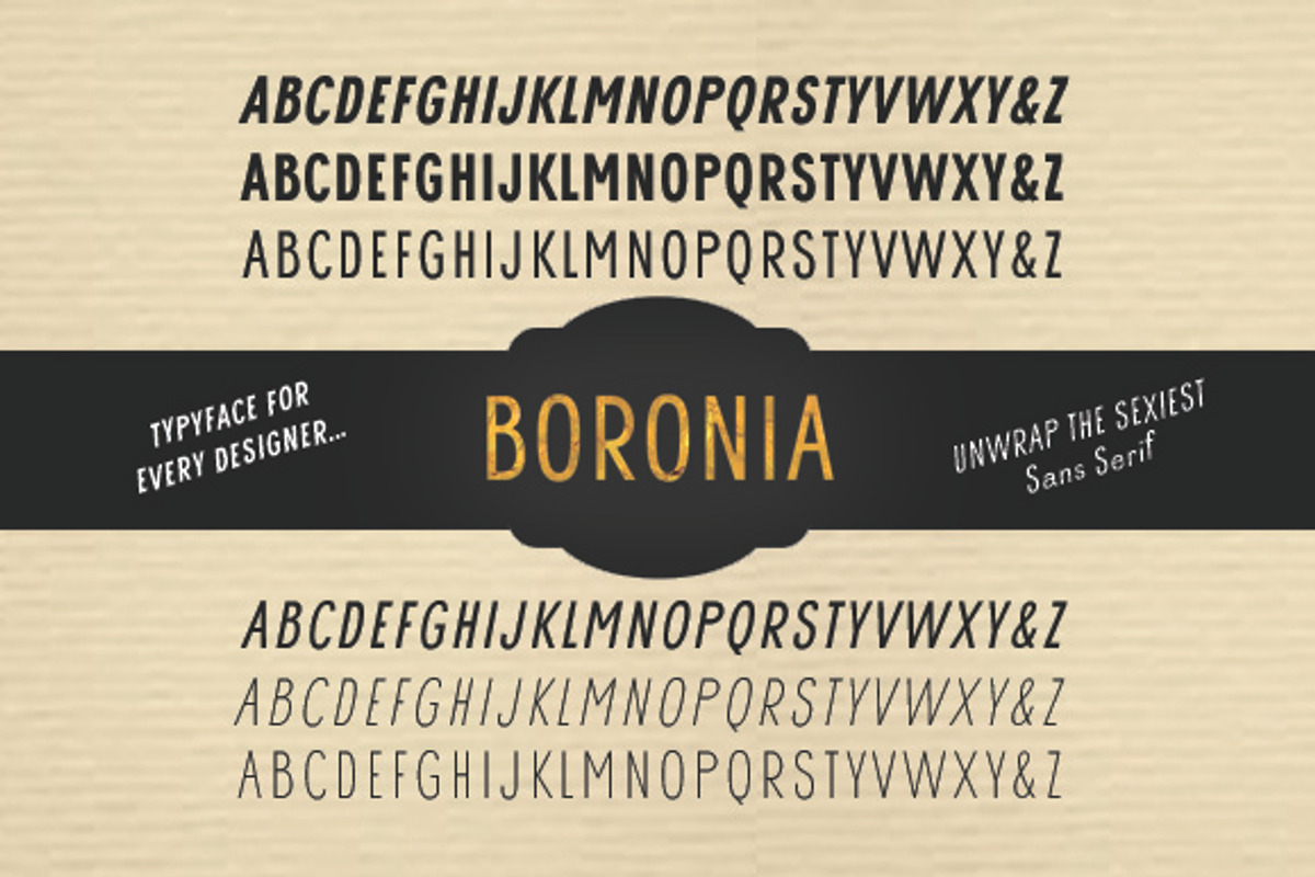 Boronia, a Sans Serif Font by STUDIOWAYS (Photo 3 of 7)