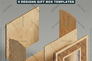 Gift Box Templates Bundle