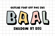 Baal Shadow OTF PNG SVG, a Symbol Font by DREAMs Soul G. (Thumbnail 1 of 4)