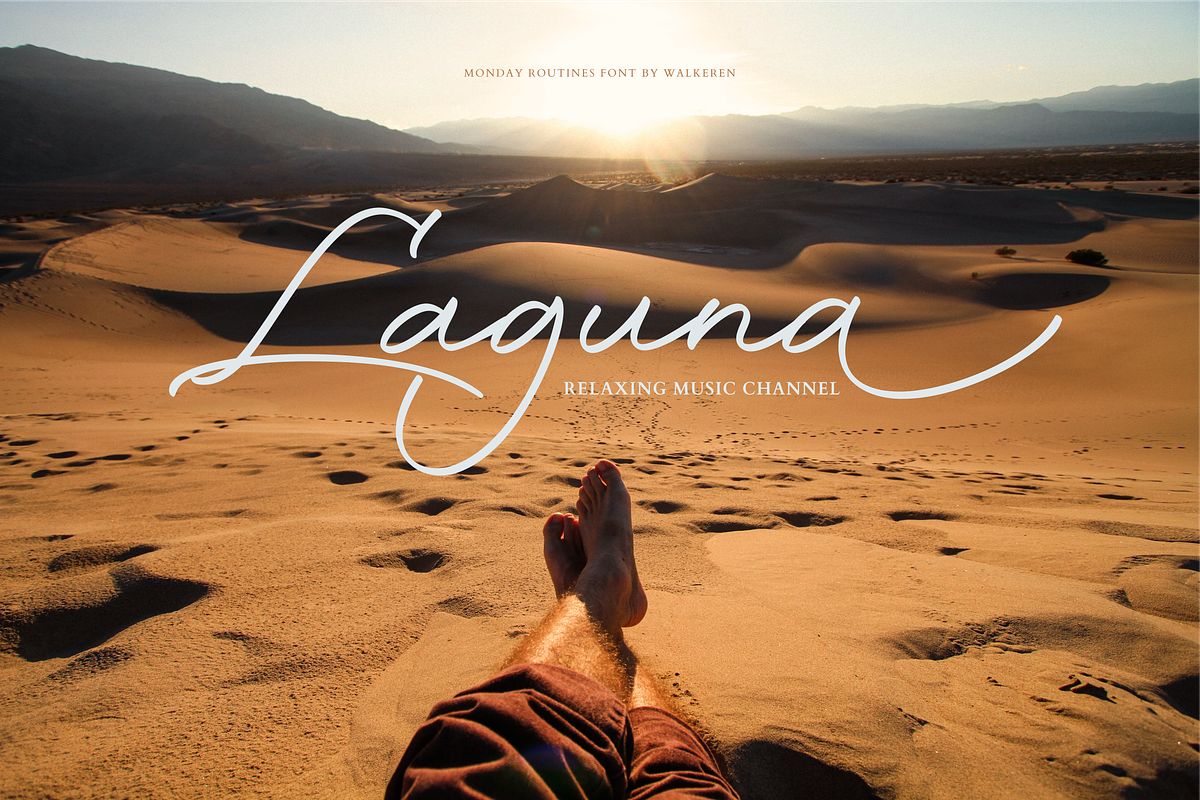 Monday Routines - Signature Font, a Script Font by Walkeren (Photo 9 of 15)