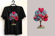 Whimsical Valentines Day Heart Tree, an Illustration by SVGArt (Thumbnail 2 of 8)