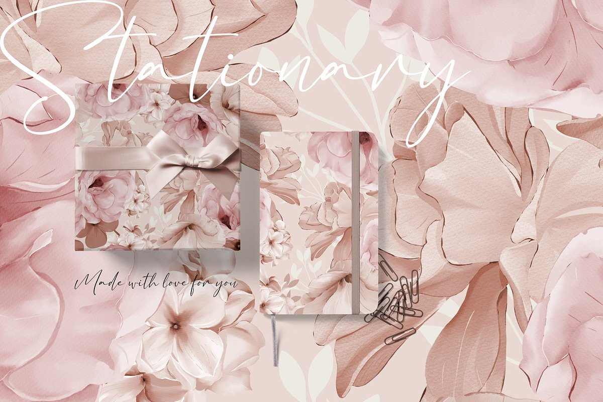 Earthy Florals Pattern and Graphic, a Pattern Graphic by Madebyia (Photo 5 of 15)