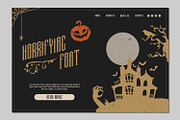 Halloween Witch - Spooky Font, a Blackletter Font by Masanis (Thumbnail 5 of 8)