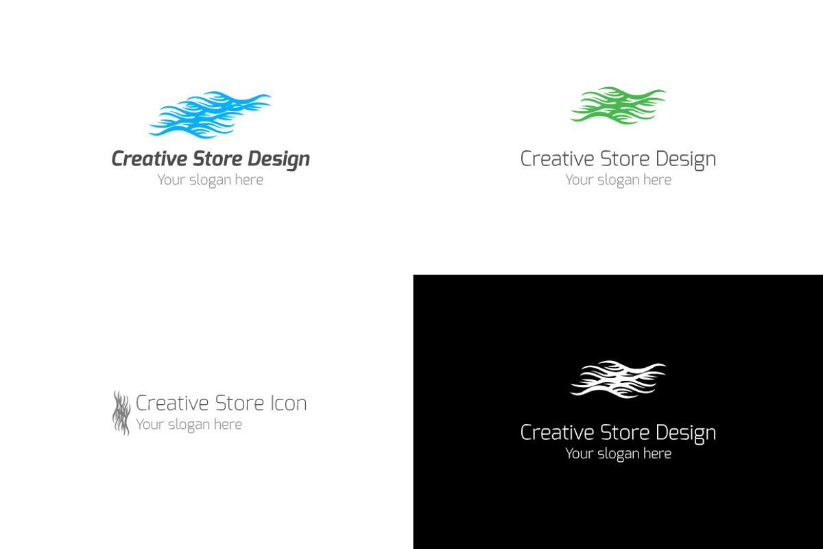 Creative Store Design Logo, a Branding & Logo Template by BdThemes