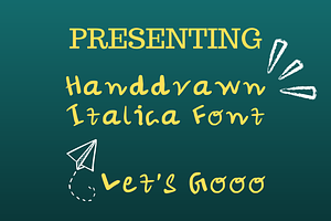 Italica Handwritten Mixed Font