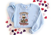 Coffee Is My Valentine Skeleton PNG, an Illustration by DreamPrint404 (Thumbnail 4 of 8)