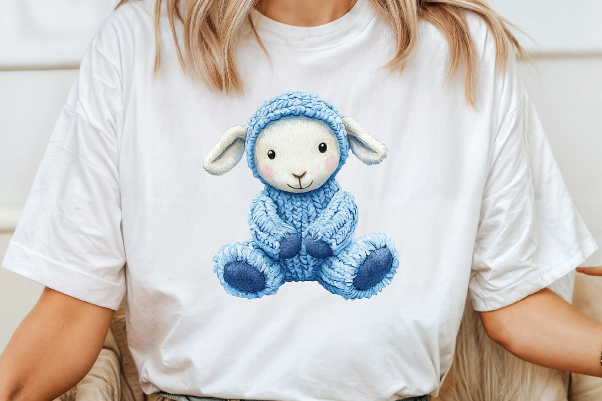 Knitted Plush Baby Animals Clipart, an Illustration by CraftArtStudio (Photo 4 of 6)