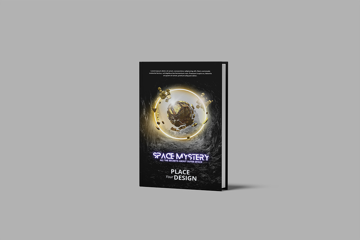 Realistic Premium Cover Book Mockup, a Books & Magazine Mockup by lamorastudio (Photo 2 of 11)
