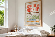 Bedroom ISO Poster Frame Mockup, a Mockup by DesignRocket (Thumbnail 1 of 9)