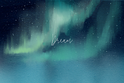 Northern Lights, a Background Graphic by NikiArts (Thumbnail 2 of 12)