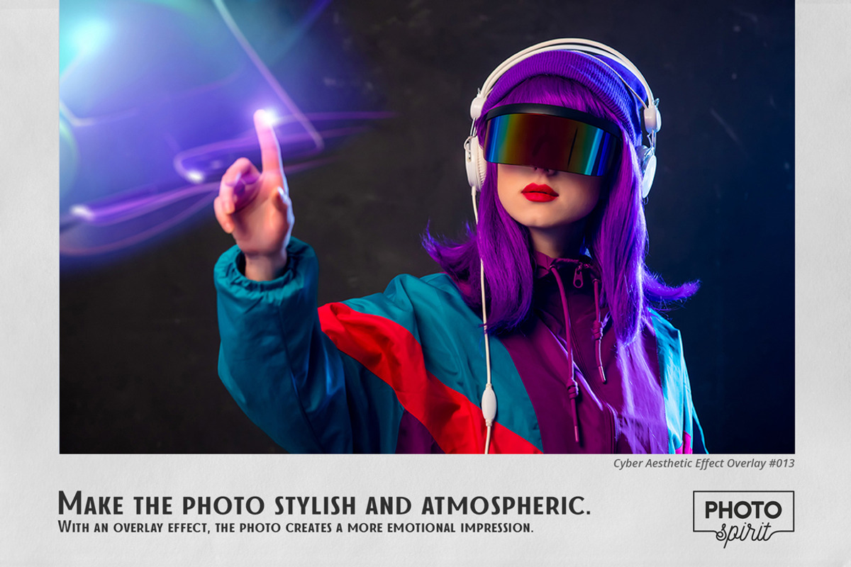 Cyber Aesthetic Overlays, a Brushes & More by PhotoSpirit (Photo 4 of 10)