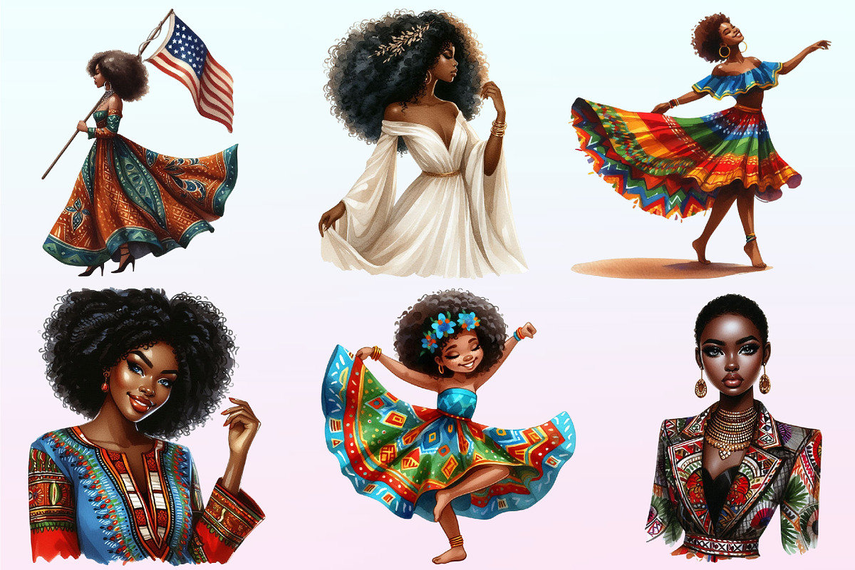 Juneteenth Black Women Sublimation, a Graphic by CitraGraphics (Photo 2 of 4)