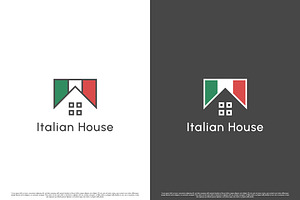 Italian House Food Logo Design Icon, a Branding & Logo Template by Morvana Crew