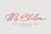 Ms. Chelsea - Chic Calligraphy Font, a Script Font by Subectype Studio (Thumbnail 1 of 9)