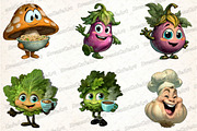 Funny Vegetable Italian Brainrot, an Illustration by DreamCafeArt (Thumbnail 3 of 8)
