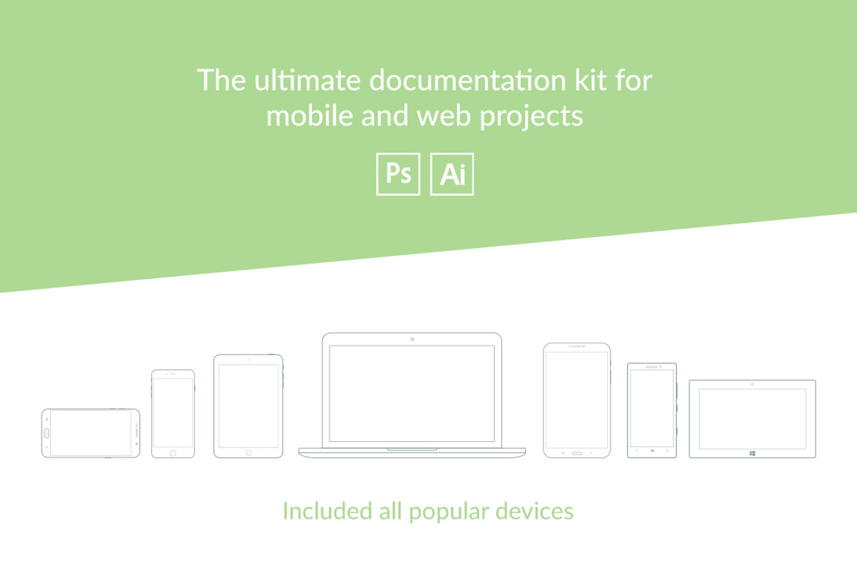 Moose - Documentation Kit, an UI Kit Template by UIMint (Photo 2 of 7)
