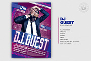 DJ Guest Flyer Template V1, a Poster Template by ThatsDesignArt (Thumbnail 2 of 8)