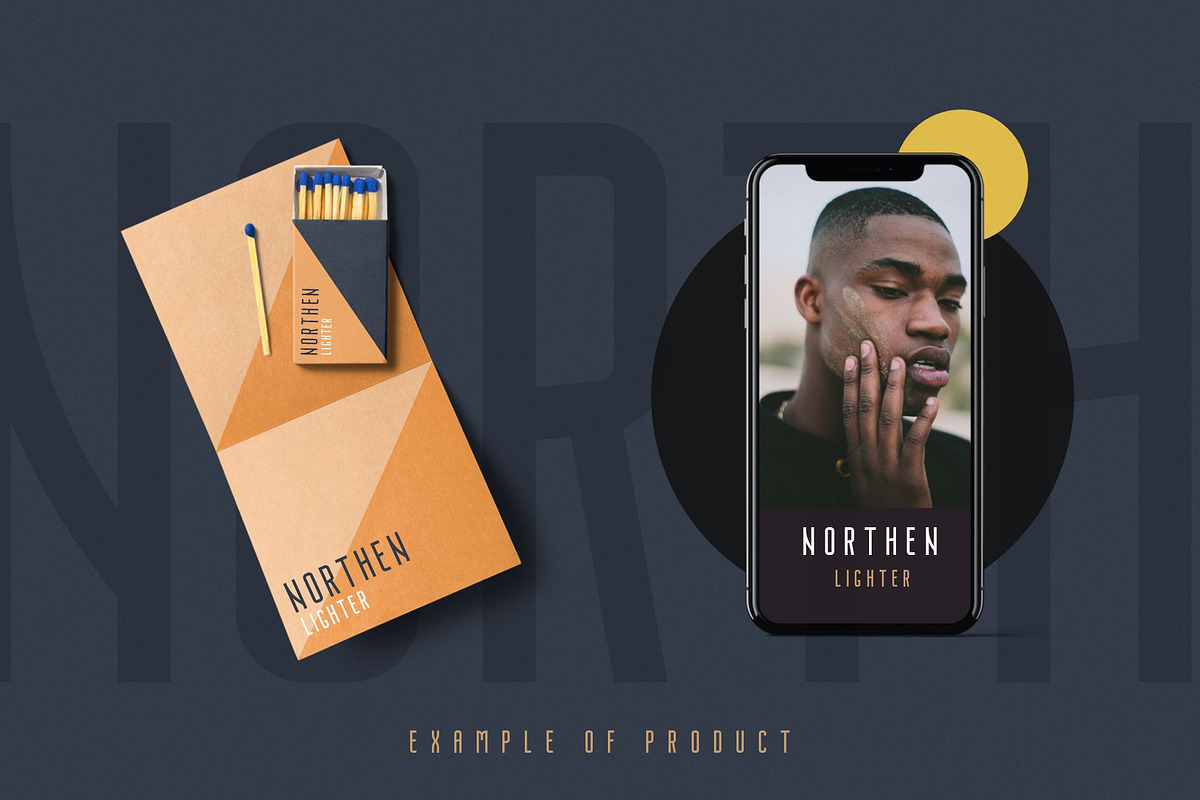 Nordin - Condensed Sans Serif Font preview 3