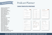 Podcast mega bundle Canva template, a Social Media Template by Cate Creates (Thumbnail 7 of 10)