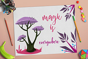 Cartoon magic trees set, a Decorative Illustration by kateja (Thumbnail 2 of 3)