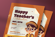 World Teachers Day Flyer, a Flyer Template by Annora Studio (Thumbnail 4 of 4)