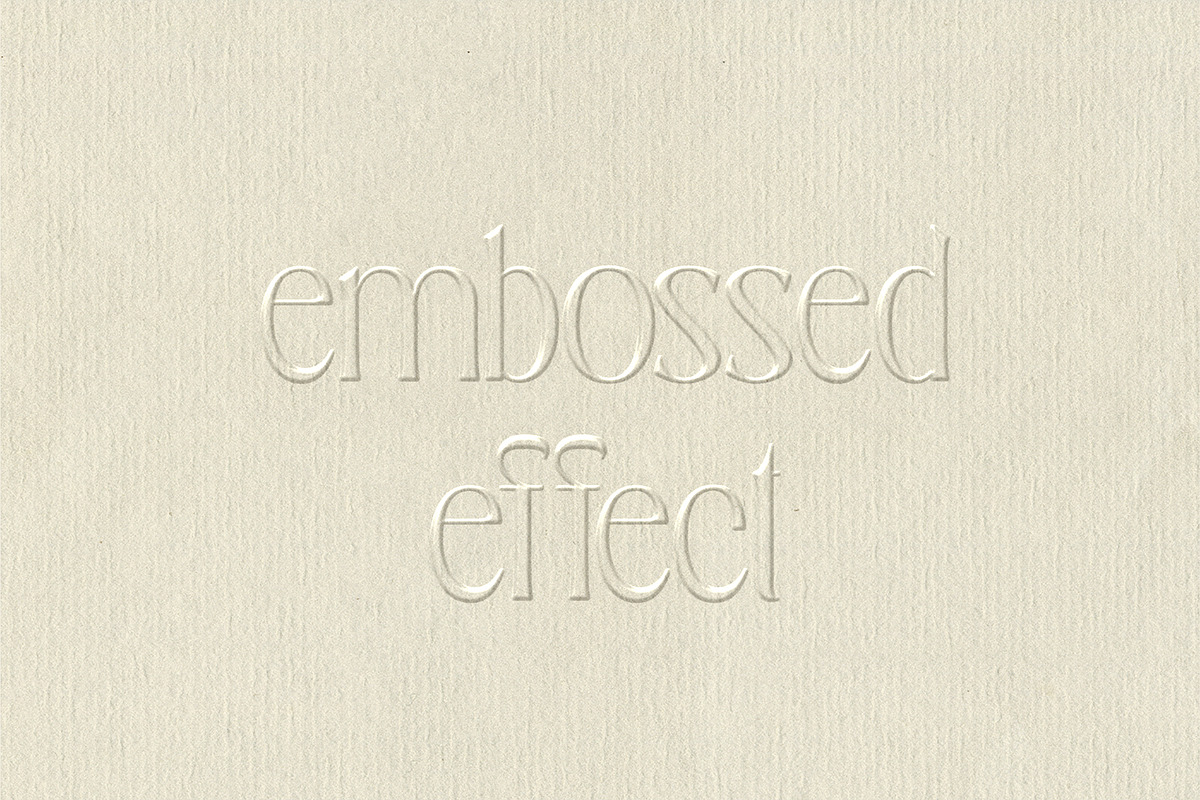 ODARA | Embossed Logo & Text Effect, a Texture Graphic by Universo Gaia @doyougaia (Photo 3 of 15)