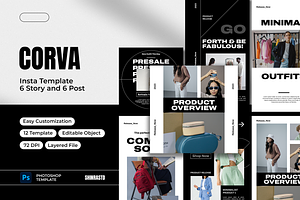 Corva Fashion Social Media Template