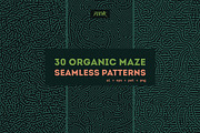 Organic Maze Seamless Patterns, a Pattern Graphic by dvtchk (Thumbnail 9 of 12)