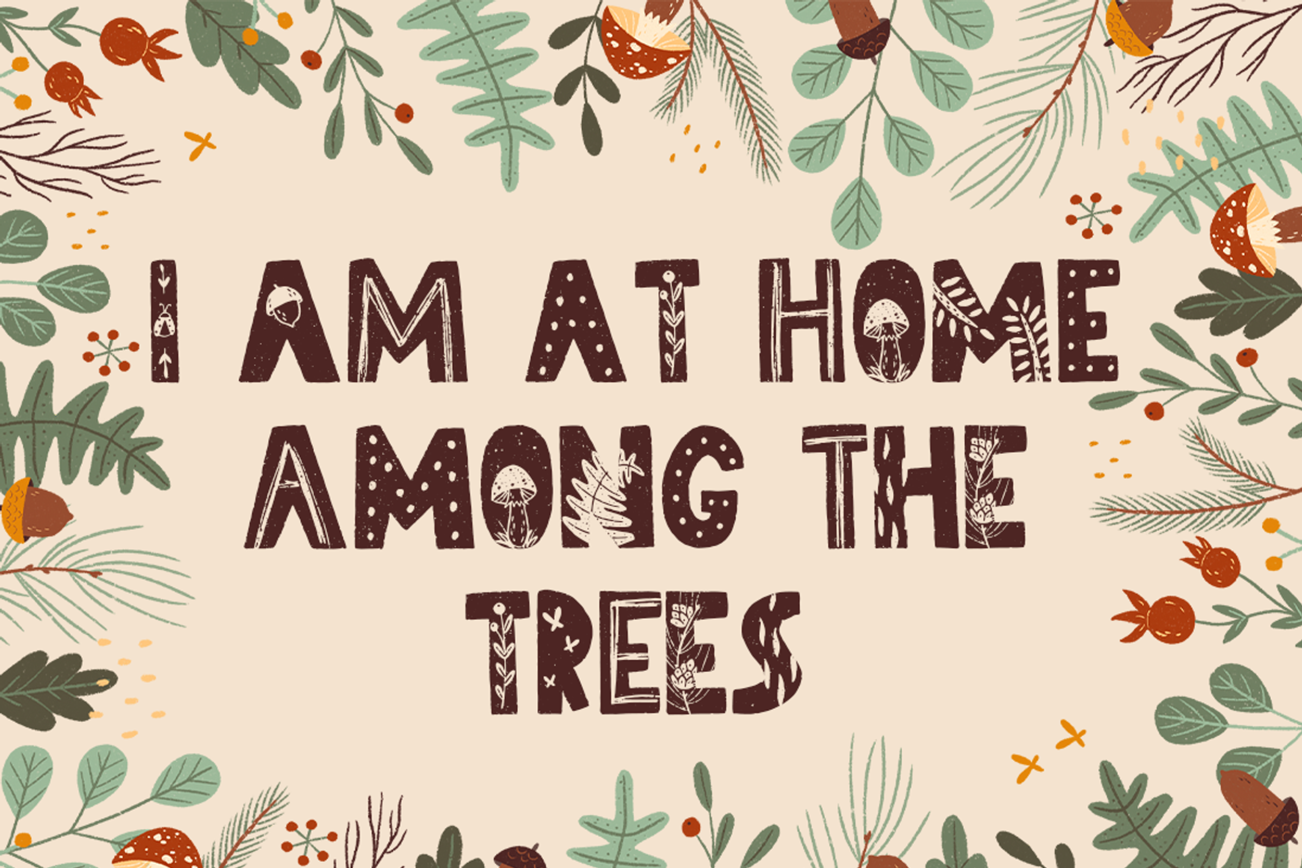 Forest Vibes • Font Family, a Font by moolesya (Photo 10 of 12)