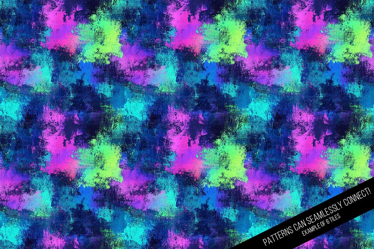 Neon Grunge Seamless - Volume 1, a Pattern Graphic by Chromolume Studio (Photo 15 of 15)