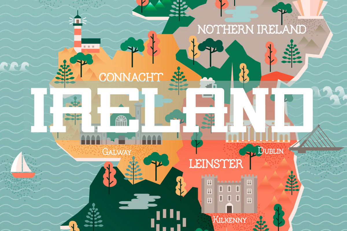 Map Of Ireland, an Illustration by Designifty (Photo 1 of 4)