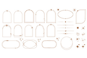 Celestial Frame, Arch And Border