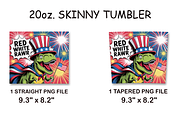 Red White RAWR 20oz Tumbler, an Arts & Entertainment Photo by LamanAzalea (Thumbnail 2 of 2)