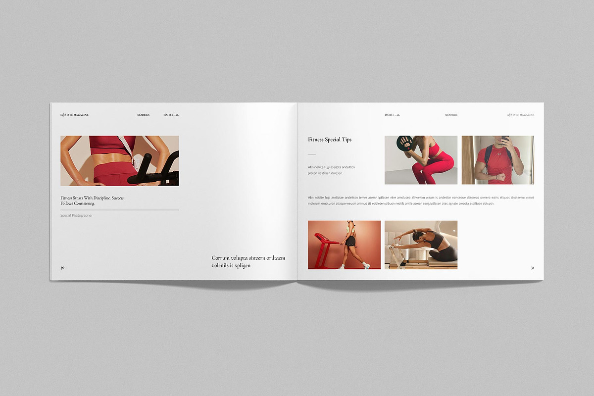 Lifestyle Magazine Template, a Magazine Template by ElvinPrint (Photo 8 of 13)